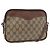 Borsa a Spalla GUCCI GG Supreme PVC Beige Oro Auth 180164 D'oro