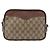 Borsa a Spalla GUCCI GG Supreme PVC Beige Oro Auth 180164 D'oro - vista 13