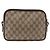Borsa a Spalla GUCCI GG Supreme PVC Beige Oro Auth 180164 D'oro - vista 2