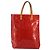 LOUIS VUITTON Borsa Monogram Vernis Reade MM Rosso Rouge M91086 LV Auth 179101 - vista 13