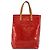 LOUIS VUITTON Borsa Monogram Vernis Reade MM Rosso Rouge M91086 LV Auth 179101 - vista 2