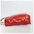 LOUIS VUITTON Borsa Monogram Vernis Reade MM Rosso Rouge M91086 LV Auth 179101 - vista 4