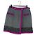 Falda CHANEL Tweed Gris CC Auth 179163A Castaño