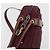Borsa a Spalla Christian Dior Nylon Bordeaux Oro Auth ep14511 D'oro Bordò - vista 10