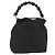 Christian Dior Maris Pearl Handtasche aus Nylon Schwarz Silber Auth 179390
