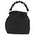 Christian Dior Maris Pearl Handtasche aus Nylon Schwarz Silber Auth 179390 - Ansicht 2