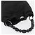 Christian Dior Maris Pearl Handtasche aus Nylon Schwarz Silber Auth 179390 - Ansicht 6