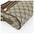 Borsa GUCCI GG Supreme Web Sherry Line in PVC Beige Oro 119 02 087 Auth 179638 D'oro - vista 14