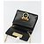 Borsa a tracolla Salvatore Ferragamo Gancini con catena in pelle nera e oro Auth 179103 Nero D'oro - vista 10