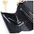 Borsa a tracolla Salvatore Ferragamo Gancini con catena in pelle nera e oro Auth 179103 Nero D'oro - vista 19