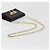 Borsa a tracolla Salvatore Ferragamo Gancini con catena in pelle nera e oro Auth 179103 Nero D'oro - vista 7