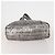 Borsa Tote CHANEL Nylon 2 Set Argento Beige CC Auth BA12495 - vista 7