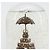 LOUIS VUITTON Trunk Tower Eiffel Tower Snow Globe plastic Clear LV Auth mr2481V - view 11