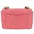CHANEL Matelasse Chain Shoulder Bag Lamb Skin Pink Gold CC Auth 177321SAM Rosa D'oro - vista 2