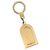 LOUIS VUITTON Portachiavi Address Key Ring metal Gold Tone LV Auth 179855