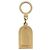 LOUIS VUITTON Portachiavi Address Key Ring metal Gold Tone LV Auth 179855 - vista 2