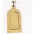 LOUIS VUITTON Portachiavi Address Key Ring metal Gold Tone LV Auth 179855 - vista 3
