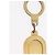 LOUIS VUITTON Portachiavi Address Key Ring metal Gold Tone LV Auth 179855 - vista 4