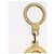 LOUIS VUITTON Portachiavi Address Key Ring metal Gold Tone LV Auth 179855 - vista 5