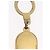 LOUIS VUITTON Portachiavi Address Key Ring metal Gold Tone LV Auth 179855 - vista 8