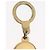 LOUIS VUITTON Portachiavi Address Key Ring metal Gold Tone LV Auth 179855 - vista 9