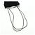 CHANEL 22 Borsa a Spalla con Cordino in Scamosciato Nero e Argento CC Auth BA12610SM - vista 8