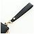 Clutch GUCCI Horsebit in pelle nera e oro 700524 Auth mr2429V Nero D'oro - vista 8