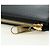 Clutch GUCCI Horsebit in pelle nera e oro 700524 Auth mr2429V Nero D'oro - vista 9