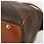 Céline Borsa Boston CELINE Macadam Canvas PVC Pelle 2way Marrone Oro Auth ep14007 D'oro - vista 16