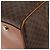 Céline Borsa Boston CELINE Macadam Canvas PVC Pelle 2way Marrone Oro Auth ep14007 D'oro - vista 18