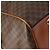 Céline Borsa Boston CELINE Macadam Canvas PVC Pelle 2way Marrone Oro Auth ep14007 D'oro - vista 9