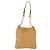 Borsa a Spalla con Catena PRADA in Pelle Beige Oro Auth 179470A D'oro - vista 13