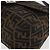 FENDI Zucca Canvas Mamma Baguette Shoulder Bag Black Brown Auth 179387V Marrone Nero - vista 15