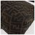 FENDI Zucca Canvas Mamma Baguette Shoulder Bag Black Brown Auth 179387V Marrone Nero - vista 17