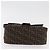 FENDI Zucca Canvas Mamma Baguette Shoulder Bag Black Brown Auth 179387V Marrone Nero - vista 5