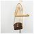 Céline Borsa a Spalla CELINE Macadam Canvas PVC Pelle Marrone Oro Auth BA12535 D'oro - vista 24