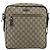 Sac à bandoulière GUCCI GG Supreme en PVC et cuir Beige Or 201448 Auth 177612A Doré - vue 13
