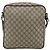 Sac à bandoulière GUCCI GG Supreme en PVC et cuir Beige Or 201448 Auth 177612A Doré - vue 2