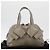 Borsa SAINT LAURENT in pelle verniciata Grigio Argento Auth 180031A Marrone - vista 12