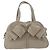 Borsa SAINT LAURENT in pelle verniciata Grigio Argento Auth 180031A Marrone - vista 13