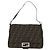 FENDI Zucca Canvas Mamma Baguette Schultertasche Schwarz Braun Auth 178747V - Ansicht 13