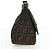 FENDI Zucca Canvas Mamma Baguette Schultertasche Schwarz Braun Auth 178747V - Ansicht 4