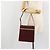 Borsa a Spalla BURBERRY Nova Check in Pelle Bordeaux Argento Auth ep14479 Bordò - vista 20