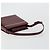 Borsa a Spalla BURBERRY Nova Check in Pelle Bordeaux Argento Auth ep14479 Bordò - vista 7