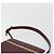 Borsa a Spalla BURBERRY Nova Check in Pelle Bordeaux Argento Auth ep14479 Bordò - vista 8