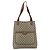 Borsa Tote GUCCI GG Supreme Web Sherry Line PVC Beige Red 3902003 Auth 180171 Rosso - vista 13