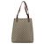 Borsa Tote GUCCI GG Supreme Web Sherry Line PVC Beige Red 3902003 Auth 180171 Rosso - vista 2