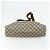 Borsa Tote GUCCI GG Supreme Web Sherry Line PVC Beige Red 3902003 Auth 180171 Rosso - vista 5