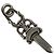 Pendente Chrome Hearts Dagger Charm Top Ag925 Silver Auth 176816SM Argento