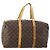 LOUIS VUITTON Monogram Sac Souple 45 Boston Bag M41624 LV Auth 178493 Monogramma